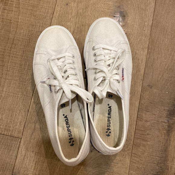 SUPERGA 2790 white platform sneakers - Picture 9 of 10